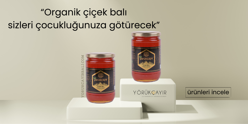 Organik çiçek balı yörükçayır